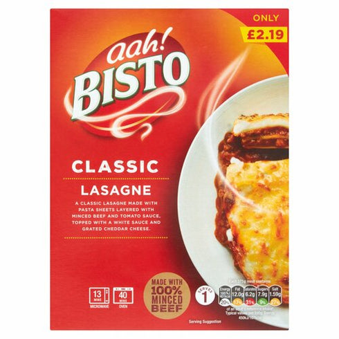 Bisto Classic Lasagne 375g